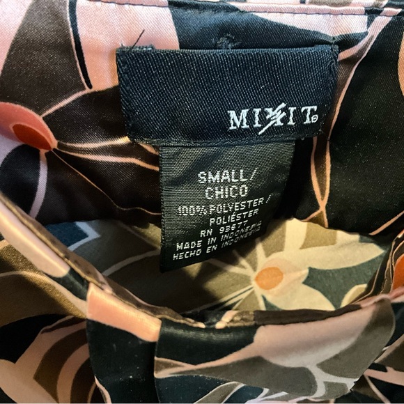 2000s cute top MIX IT y2k silky tank top retro pattern - Picture 2 of 4